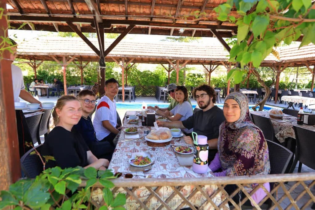 Lunch in Belisırma during the Cappadocia Green Tour arranged from The Owl Cave Hotel in Göreme